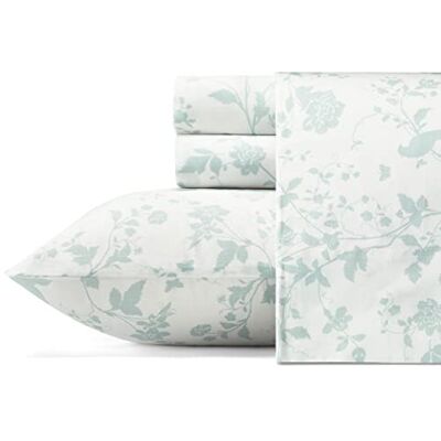Laura Ashley Parure de lit en Satin de Coton Doux élégante, Lisse et Respirante, décoration d'intérieur Garden Palace/Blanc, Grand lit - Publicité Laura Ashley Parure de lit en Satin de Coton Doux élégante, Lisse et Respirante, décoration d'intérieur Garden Palace/Blanc, Grand lit - Publicité