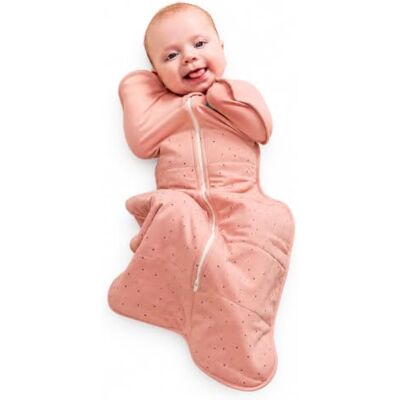 Love To Dream ™ Swaddle UP™, Taille S (3,5-6 kg) Rose Galets Couverture d'emmaillotage Ajustement Parfait, Sommeil réparateur 2,5 Tog 100% Coton Zip Double Sens - Publicité Love To Dream ™ Swaddle UP™, Taille S (3,5-6 kg) Rose Galets Couverture d'emmaillotage Ajustement Parfait, Sommeil réparateur 2,5 Tog 100% Coton Zip Double Sens - Publicité