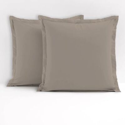 HOME PASSION - Ensemble de 2 taies d'oreiller en coton piqué - 63x63 - Beige Literie - Publicité HOME PASSION - Ensemble de 2 taies d'oreiller en coton piqué - 63x63 - Beige Literie - Publicité