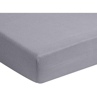 TRÄUMELAND Drap housse - Tencel Gris 40x90cm - Publicité TRÄUMELAND Drap housse - Tencel Gris 40x90cm - Publicité