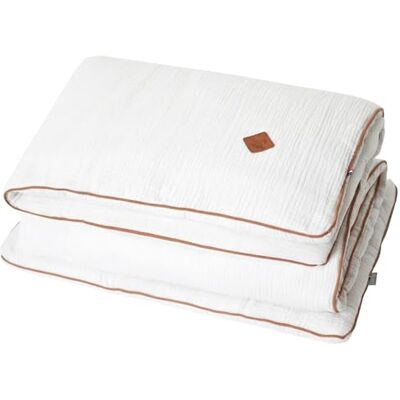 Sevira Kids Couette et Oreiller prêt à Dormir, Jeanne 140 x 100 cm Blanc Made in France - Publicité Sevira Kids Couette et Oreiller prêt à Dormir, Jeanne 140 x 100 cm Blanc Made in France - Publicité