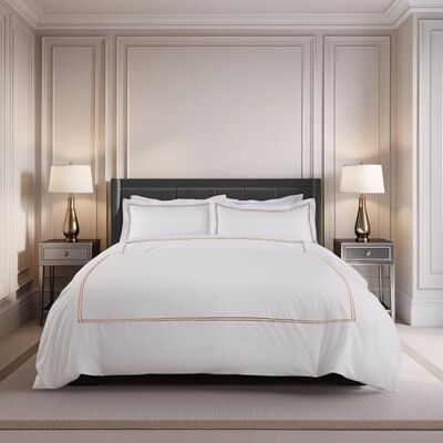 Emma Barclay Mayfair Parure de lit Simple Taupe Coton 50% Polyester - Publicité Emma Barclay Mayfair Parure de lit Simple Taupe Coton 50% Polyester - Publicité