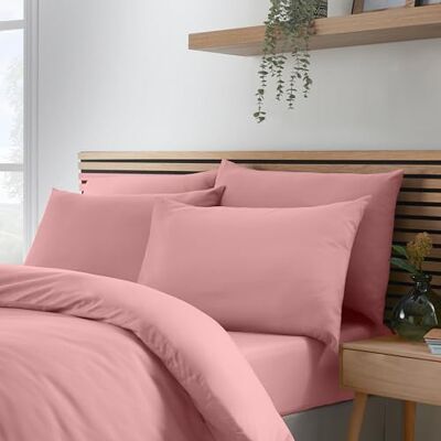 Catherine Lansfield So Soft Lot de 4 taies d'oreiller Standard infroissables Corail - Publicité Catherine Lansfield So Soft Lot de 4 taies d'oreiller Standard infroissables Corail - Publicité