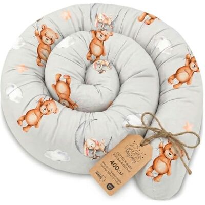 Totsy Baby Oreiller Corps Dormeur Latéral 400 cm Coton Oeko-Tex Long Coussin Ergonomique Respirant Lavable de Couchage Soutien Cou Confort Ours en Peluche - Publicité Totsy Baby Oreiller Corps Dormeur Latéral 400 cm Coton Oeko-Tex Long Coussin Ergonomique Respirant Lavable de Couchage Soutien Cou Confort Ours en Peluche - Publicité