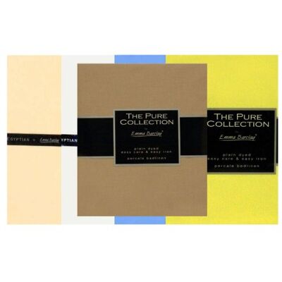 Emma Barclay Drap Plat en Percale 180 Fils pour lit King Size Bleu - Publicité Emma Barclay Drap Plat en Percale 180 Fils pour lit King Size Bleu - Publicité