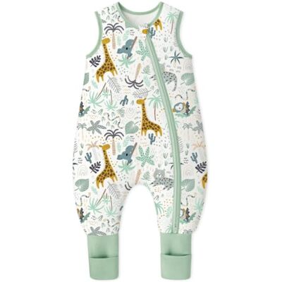 Yoofoss Gigoteuse à Pieds et Chaussettes pour Bébé 1.5 TOG Automne Printemps Coton Gigoteuse Super Doux Emmaillotage Sac de Couchage 70 cm pour Bébé Garçons Filles 6-18 Mois Girafe verte - Publicité Yoofoss Gigoteuse à Pieds et Chaussettes pour Bébé 1.5 TOG Automne Printemps Coton Gigoteuse Super Doux Emmaillotage Sac de Couchage 70 cm pour Bébé Garçons Filles 6-18 Mois Girafe verte - Publicité