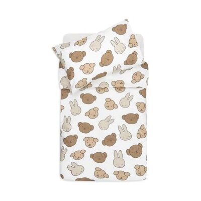 Jollein Parure de Lit Enfant Miffy and Friends 100x140 cm 100% Coton Certifiée OEKO-TEX Housse de Couette et Taie d’Oreiller Set de Literie - Publicité Jollein Parure de Lit Enfant Miffy and Friends 100x140 cm 100% Coton Certifiée OEKO-TEX Housse de Couette et Taie d’Oreiller Set de Literie - Publicité