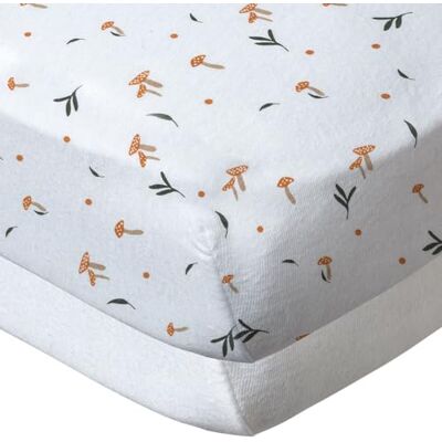 Babycalin Lot DE 2 DRAPS Housse White Forest/Blanc certifié Oeko-TEX - Publicité Babycalin Lot DE 2 DRAPS Housse White Forest/Blanc certifié Oeko-TEX - Publicité