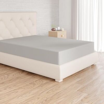 Drap-housse en microfibre gris clair Amazon Basics - Linge de lit - Publicité Drap-housse en microfibre gris clair Amazon Basics - Linge de lit - Publicité