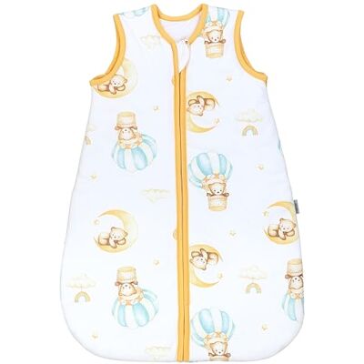 TupTam Gigoteuse Bébé 2.5 TOG Toutes Saisons – Turbulette Coton OEKO-TEX, Ballon/Ours/Lune, 92-98 - Publicité TupTam Gigoteuse Bébé 2.5 TOG Toutes Saisons – Turbulette Coton OEKO-TEX, Ballon/Ours/Lune, 92-98 - Publicité