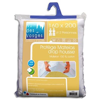 Protège-matelas absorbant Nuit Des Vosges 160x200 - Publicité Protège-matelas absorbant Nuit Des Vosges 160x200 - Publicité