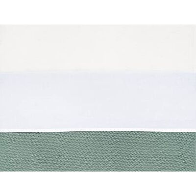Jollein Drap Berceau, 100 cm Longueur x 75 cm Largeur, Blanc - Publicité Jollein Drap Berceau, 100 cm Longueur x 75 cm Largeur, Blanc - Publicité