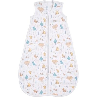 aden + anais Gigoteuse d’été légère pour bébé en Mousseline 100% Coton 1,0 TOG, garçon et Fille, 18–36 m, 105cm x 37cm, Largeur Poitrine 35cm et du Bas 62cm, Imprimé Disney Baby Winnie in The Woods - Publicité aden + anais Gigoteuse d’été légère pour bébé en Mousseline 100% Coton 1,0 TOG, garçon et Fille, 18–36 m, 105cm x 37cm, Largeur Poitrine 35cm et du Bas 62cm, Imprimé Disney Baby Winnie in The Woods - Publicité