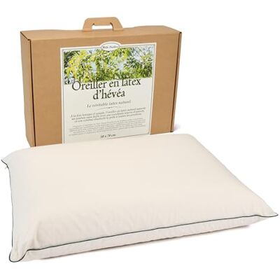 Mille Oreillers - Latex naturel Hévéa - 50 x 70 cm - 100% coton enveloppe - Oreiller - Publicité Mille Oreillers - Latex naturel Hévéa - 50 x 70 cm - 100% coton enveloppe - Oreiller - Publicité