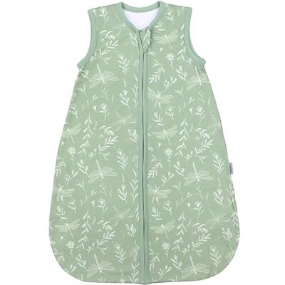 TupTam Gigoteuse d'été pour Bébé certifié OEKO- TEX sans manches 0.5 TOG, Libellules_Sage, 92-98 - Publicité TupTam Gigoteuse d'été pour Bébé certifié OEKO- TEX sans manches 0.5 TOG, Libellules_Sage, 92-98 - Publicité