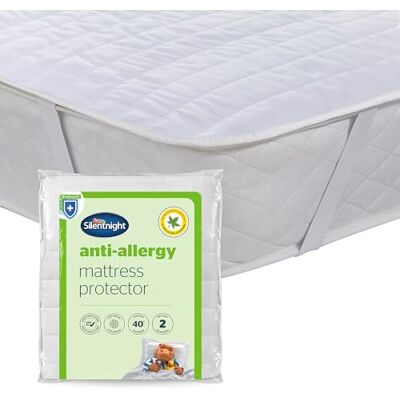 Silentnight - Protège-matelas Antiallergie - Super King - Publicité Silentnight - Protège-matelas Antiallergie - Super King - Publicité