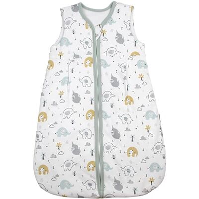 TupTam Gigoteuse 2.5 TOG – Turbulette Bébé Toutes Saisons, Coton Respirant et Certifiée OEKO-TEX, Éléphants Gris Jaune Pétrole Clair, 56-62 - Publicité TupTam Gigoteuse 2.5 TOG – Turbulette Bébé Toutes Saisons, Coton Respirant et Certifiée OEKO-TEX, Éléphants Gris Jaune Pétrole Clair, 56-62 - Publicité