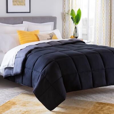 Duvet en microfibre LINENSPA 4 saisons - Queen - Gris foncé - Publicité Duvet en microfibre LINENSPA 4 saisons - Queen - Gris foncé - Publicité
