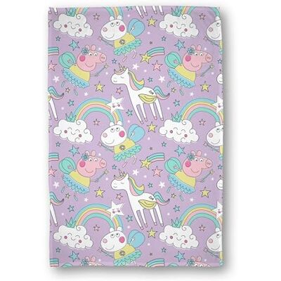 Character World Peppa Pig Couverture Polaire Super Douce et Chaude Motif Lilas Violet 100 x 150 cm - Publicité Character World Peppa Pig Couverture Polaire Super Douce et Chaude Motif Lilas Violet 100 x 150 cm - Publicité