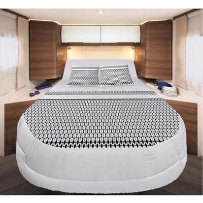 INCASA Prêt à Dormir 100% Coton Etnik 140 x 190 cm lit Central - Publicité INCASA Prêt à Dormir 100% Coton Etnik 140 x 190 cm lit Central - Publicité