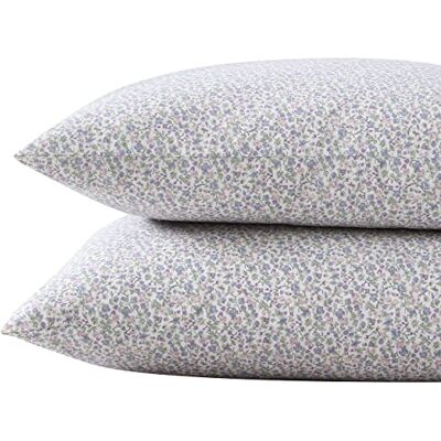 Laura Ashley – Ensemble de taies d'oreiller Standard, literie en Percale de Coton Respirant, décoration d'intérieur Nette et fraîche (Violet émogène, 2 pièces) - Publicité Laura Ashley – Ensemble de taies d'oreiller Standard, literie en Percale de Coton Respirant, décoration d'intérieur Nette et fraîche (Violet émogène, 2 pièces) - Publicité