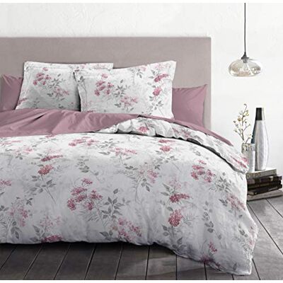 Home Linge Passion Ensemble de literie en coton Pompadour 4 pièces - Publicité Home Linge Passion Ensemble de literie en coton Pompadour 4 pièces - Publicité