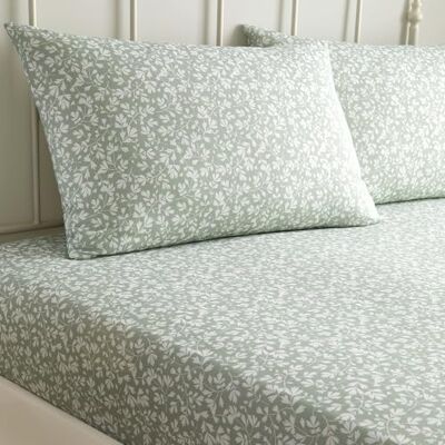 Dreams & Drapes Tess Floral Bed Linen Fitted Sheet - Linge de lit - Publicité Dreams & Drapes Tess Floral Bed Linen Fitted Sheet - Linge de lit - Publicité