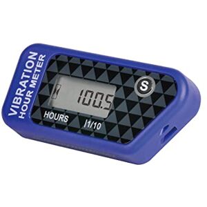 YOOREAL Compteur horaire sans fil alimenté par batterie, jauge de détection de vibration pour tracteur de pelouse, chariot de golf, tronçonneuse, déchiqueteuse à bois, fendeuse de bûches (Blue) - Publicité YOOREAL Compteur horaire sans fil alimenté par batterie, jauge de détection de vibration pour tracteur de pelouse, chariot de golf, tronçonneuse, déchiqueteuse à bois, fendeuse de bûches (Blue) - Publicité