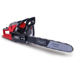 Scheppach PCS53 Tronçonneuse à essence avec diamètre de coupe de 47 cm Moteur à essence 2 temps 2,7 CV Longueur de lame 51 cm Cylindrée 53 cm³ Lubrification automatique de la chaîne et frein - Publicité Scheppach PCS53 Tronçonneuse à essence avec diamètre de coupe de 47 cm Moteur à essence 2 temps 2,7 CV Longueur de lame 51 cm Cylindrée 53 cm³ Lubrification automatique de la chaîne et frein - Publicité