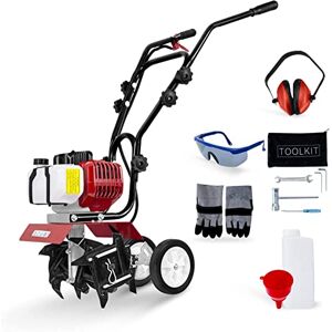 BU-KO 52CC Moteur de motoculteur à Essence de Jardin 3HP 2 Temps cultivateur de Sol à Gazon Rotovator Moteur léger Compact Puissant poignées sûres 1 Ans de Garantie - Publicité