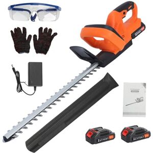 joukares Taille-haie Électrique Sans Fil Léger (7,9 lbs), 21 V, 2 Batteries Rechargeables, Chargeur, Pour Haies, Buissons, Branches, Arbustes - Publicité joukares Taille-haie Électrique Sans Fil Léger (7,9 lbs), 21 V, 2 Batteries Rechargeables, Chargeur, Pour Haies, Buissons, Branches, Arbustes - Publicité