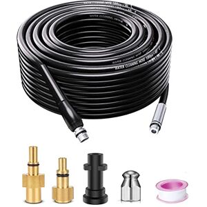 Monave 10m Déboucheur Canalisation Compatible avec Karcher/Lavor/Bosch Nettoyeur Haute Pression Furet Déboucheur Canalisation K2 K3 K4 K5 K7 - Publicité Monave 10m Déboucheur Canalisation Compatible avec Karcher/Lavor/Bosch Nettoyeur Haute Pression Furet Déboucheur Canalisation K2 K3 K4 K5 K7 - Publicité