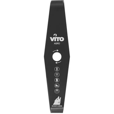 VITO Lame de Débroussailleuse Pro en Tungstène – Disque de Coupe 2 DENTS (Ø 310 mm, Alésage 25.4 mm) Accessoire Universel Robuste pour Fauchage Intensif, Herbes & Arbustes - Publicité VITO Lame de Débroussailleuse Pro en Tungstène – Disque de Coupe 2 DENTS (Ø 310 mm, Alésage 25.4 mm) Accessoire Universel Robuste pour Fauchage Intensif, Herbes & Arbustes - Publicité
