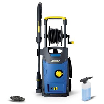 Michelin Nettoyeur Haute Pression MPX24EHL, pour Voitures et Extérieurs de la Maison, Pression Max. 170 Bar, Débit Max. 480 l/h, Puissance Absorbée 2400 W - Publicité Michelin Nettoyeur Haute Pression MPX24EHL, pour Voitures et Extérieurs de la Maison, Pression Max. 170 Bar, Débit Max. 480 l/h, Puissance Absorbée 2400 W - Publicité