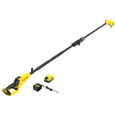 Tronçonneuse sur perche sans balais 18V STANLEY FAT MAX V20 20cm avec batterie 4Ah et chargeur, SFMCPS720M1-QW - Publicité Tronçonneuse sur perche sans balais 18V STANLEY FAT MAX V20 20cm avec batterie 4Ah et chargeur, SFMCPS720M1-QW - Publicité
