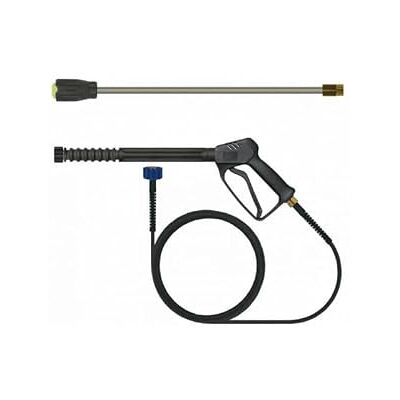 HP Ensemble d'accessoires pour nettoyeur haute pression avec flexible, poignée et lance : Pack Kew turbo : lance turbo + poignee + flexible - Publicité HP Ensemble d'accessoires pour nettoyeur haute pression avec flexible, poignée et lance : Pack Kew turbo : lance turbo + poignee + flexible - Publicité