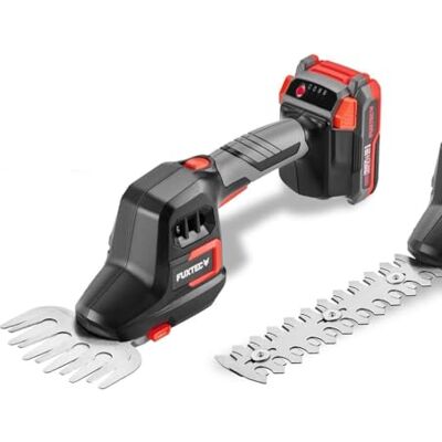 Fuxtec Taille-Haies Manuel sur Batterie 20V FX-E1HHS20-0,67Kg de Poids, Taille de Guide de 20cm, diamètre de 10,5cm, densité Max. de Branches 7,8mm - Publicité Fuxtec Taille-Haies Manuel sur Batterie 20V FX-E1HHS20-0,67Kg de Poids, Taille de Guide de 20cm, diamètre de 10,5cm, densité Max. de Branches 7,8mm - Publicité