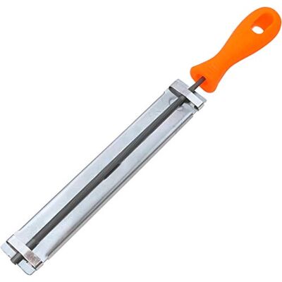 AERZETIX C47777 2/1 Lime avec guide d'affûtage ∅4mm pour chaîne de tronçonneuse 300mm pas de la chaîne 3/8'' et 1/4'' gouge/aiguiseur d'affûtage pour bûcheron/menuisier/charpentier - Publicité AERZETIX C47777 2/1 Lime avec guide d'affûtage ∅4mm pour chaîne de tronçonneuse 300mm pas de la chaîne 3/8'' et 1/4'' gouge/aiguiseur d'affûtage pour bûcheron/menuisier/charpentier - Publicité