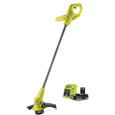 RYOBI 18 V One+ Coupe Bordure à Batterie RY18LT23A-120P, Largeur de Coupe 23 cm avec Lame en Plastique, livré avec Batterie 2,0 Ah et Chargeur - Publicité RYOBI 18 V One+ Coupe Bordure à Batterie RY18LT23A-120P, Largeur de Coupe 23 cm avec Lame en Plastique, livré avec Batterie 2,0 Ah et Chargeur - Publicité