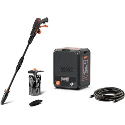 Black & Decker Nettoyeur Haute Pression BXPW1700C, Compact, pour Voitures et extérieur de la Maison, Pression Max. 130 Bars, débit Max. 450 l/h, Puissance absorbée 1700 W - Publicité Black & Decker Nettoyeur Haute Pression BXPW1700C, Compact, pour Voitures et extérieur de la Maison, Pression Max. 130 Bars, débit Max. 450 l/h, Puissance absorbée 1700 W - Publicité