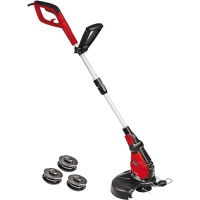 Einhell Coupe-Bordures électrique GC-ET 4530 Set (450 W, Longueur du Fil 10 m, Etrier de Protection, Livré avec 3 Bobine de Fil) - Publicité Einhell Coupe-Bordures électrique GC-ET 4530 Set (450 W, Longueur du Fil 10 m, Etrier de Protection, Livré avec 3 Bobine de Fil) - Publicité