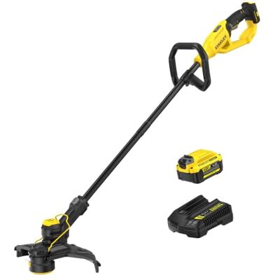 Stanley V20 Taille-Bordures sans Fil, avec Protecteur de Bordures, Batterie et Chargeur Inclus, 18V, STCST933M1-QW - Publicité Stanley V20 Taille-Bordures sans Fil, avec Protecteur de Bordures, Batterie et Chargeur Inclus, 18V, STCST933M1-QW - Publicité