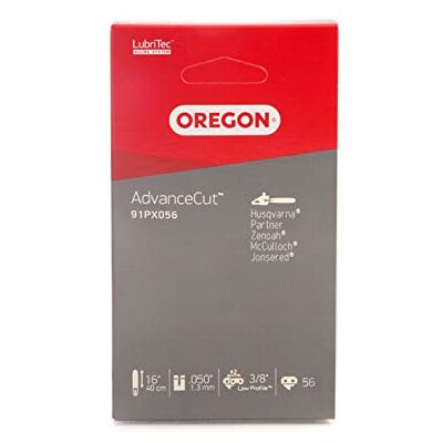 Oregon AdvanceCut 91PX Chaîne de tronçonneuse pour équiper les Tronçonneuses 40 cm AL-KO, Alpina, CMI, Dolmar, Einhell, Hurricane, Jonsered, Mac Allister, McCulloch, Sterwins, 56 Maillons Entraineurs - Publicité Oregon AdvanceCut 91PX Chaîne de tronçonneuse pour équiper les Tronçonneuses 40 cm AL-KO, Alpina, CMI, Dolmar, Einhell, Hurricane, Jonsered, Mac Allister, McCulloch, Sterwins, 56 Maillons Entraineurs - Publicité