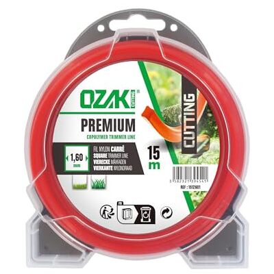 OZAKI - Fil nylon carré premium line - Fil pour débroussailleuse - Publicité OZAKI - Fil nylon carré premium line - Fil pour débroussailleuse - Publicité