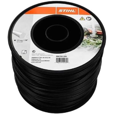 Fils de coupe rond STIHL 3,3x142mm - Résistant à l'abrasion - Publicité Fils de coupe rond STIHL 3,3x142mm - Résistant à l'abrasion - Publicité