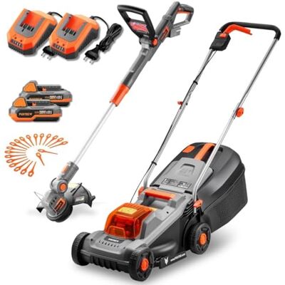 Fuxtec Kit Jardin 20V • Tondeuse à Batterie sans Fil 30 cm • Coupe-Bordure 25 cm • 2 Batteries 2Ah + Chargeur • Bac de Ramassage 30 L • Batterie Interchangeable • Entretien Pelouse et Jardin - Publicité Fuxtec Kit Jardin 20V • Tondeuse à Batterie sans Fil 30 cm • Coupe-Bordure 25 cm • 2 Batteries 2Ah + Chargeur • Bac de Ramassage 30 L • Batterie Interchangeable • Entretien Pelouse et Jardin - Publicité