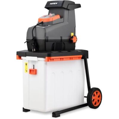 Fuxtec Broyeur de végétaux électrique FX-EGH2800B – 2800 W, système de Coupe à Rouleaux Silencieux – Bac 60 L, Coupe Jusqu’à 44 mm, Marche Avant/arrière, Protection IPX4 - Publicité Fuxtec Broyeur de végétaux électrique FX-EGH2800B – 2800 W, système de Coupe à Rouleaux Silencieux – Bac 60 L, Coupe Jusqu’à 44 mm, Marche Avant/arrière, Protection IPX4 - Publicité