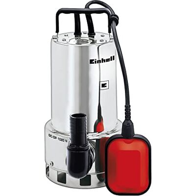 Einhell Pompe d’évacuation pour eaux chargées GC-DP 1020 N (1000 W, Profondeur d'immersion 5 m, Câble d‘alimentation 10 m, Corps en INOX, Livrée avec jeu d'adaptateurs universel) - Publicité Einhell Pompe d’évacuation pour eaux chargées GC-DP 1020 N (1000 W, Profondeur d'immersion 5 m, Câble d‘alimentation 10 m, Corps en INOX, Livrée avec jeu d'adaptateurs universel) - Publicité