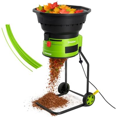 GreenSweep XL Broyeur et déchiqueteuse de feuilles sans lame Puissant moteur 15 A, 9 000 tr/min pour un rapport de réduction de 18:1 - Publicité GreenSweep XL Broyeur et déchiqueteuse de feuilles sans lame Puissant moteur 15 A, 9 000 tr/min pour un rapport de réduction de 18:1 - Publicité