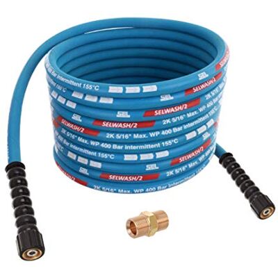 Techkar Tuyau pour Nettoyeur Haute Pression Remplacement du tuyau d'extension Karcher Professionnel 400 bar DN8 M22x1,5 pour Kärcher HD HDS Bleu 10 m - Publicité Techkar Tuyau pour Nettoyeur Haute Pression Remplacement du tuyau d'extension Karcher Professionnel 400 bar DN8 M22x1,5 pour Kärcher HD HDS Bleu 10 m - Publicité